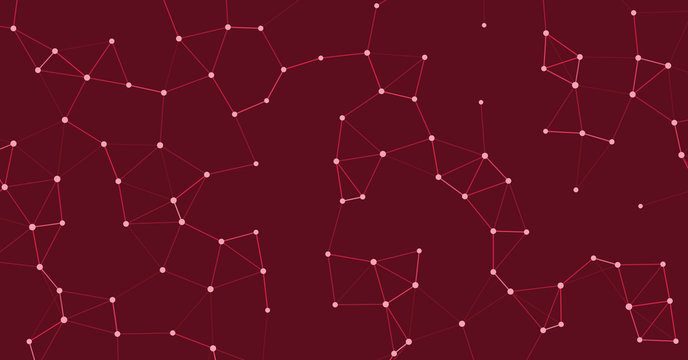 Network Mesh Procedural Art background illustration
