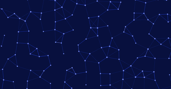 Network Mesh Procedural Art background illustration