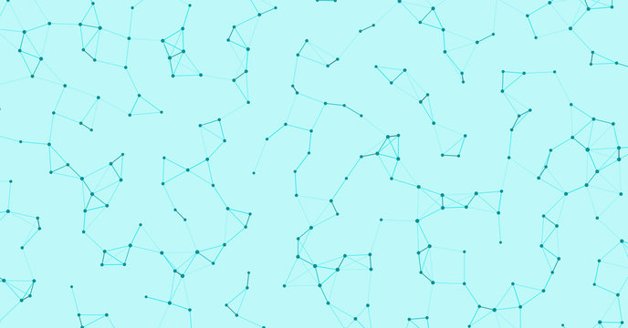 Network Mesh Procedural Art background illustration