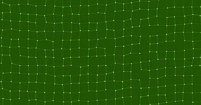 Network Mesh Procedural Art background illustration