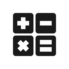calculator icon, flat design best calculator icon