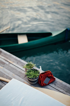Detail of summer essentials