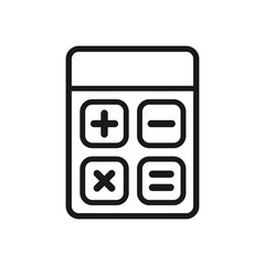 calculator icon, flat design best calculator icon