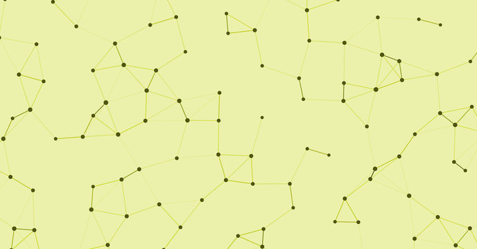 Network Mesh Procedural Art background illustration