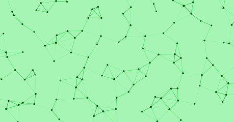 Network Mesh Procedural Art background illustration