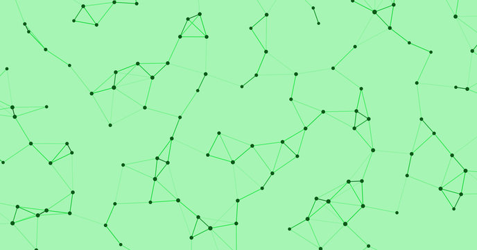 Network Mesh Procedural Art background illustration