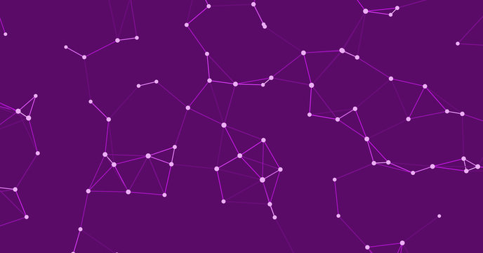 Network Mesh Procedural Art background illustration