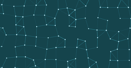 Network Mesh Procedural Art background illustration