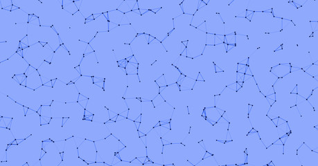 Network Mesh Procedural Art background illustration
