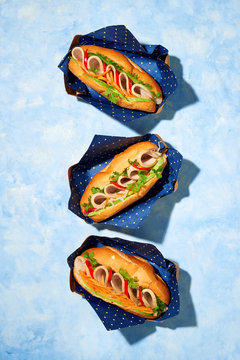 Vietnamese food, banh mi Viet Nam, a famous eating for morning w