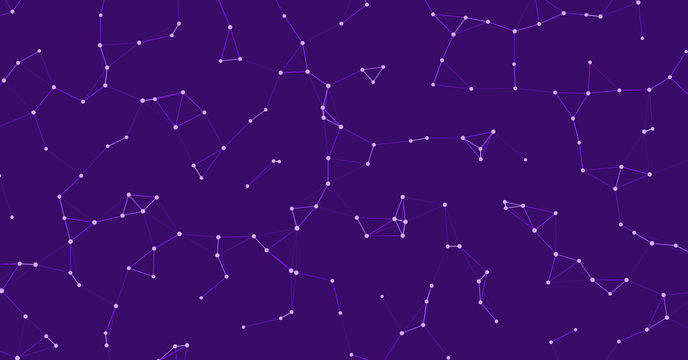 Network Mesh Procedural Art background illustration