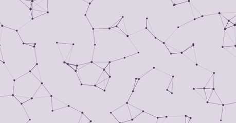 Network Mesh Procedural Art background illustration