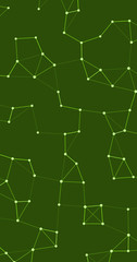 Network Mesh Procedural Art background illustration