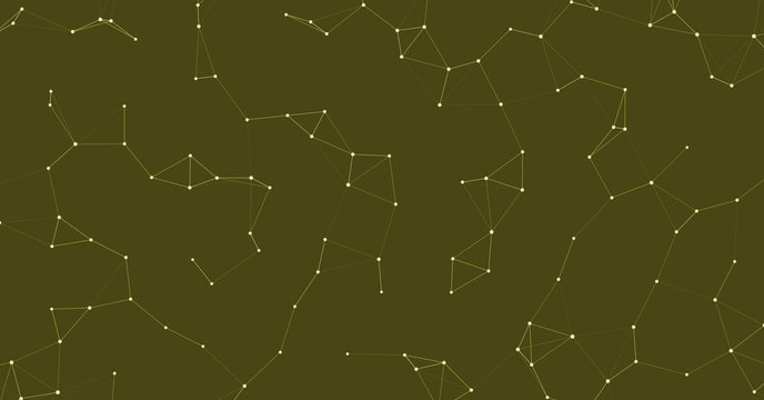 Network Mesh Procedural Art background illustration