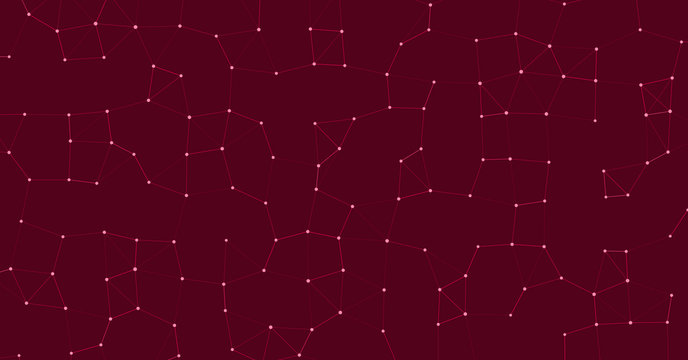 Network Mesh Procedural Art background illustration