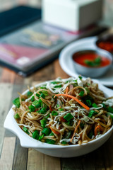 Veg Hakka Noodles