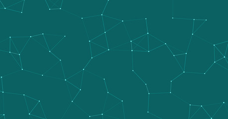 Network Mesh Procedural Art background illustration