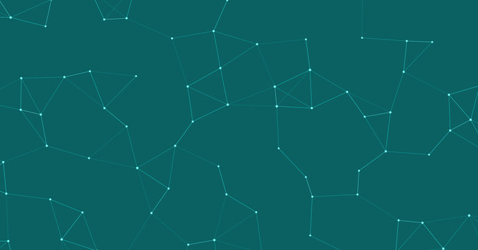Network Mesh Procedural Art background illustration