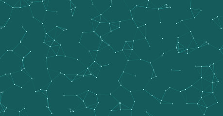 Network Mesh Procedural Art background illustration