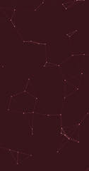 Fototapeta premium Network Mesh Procedural Art background illustration