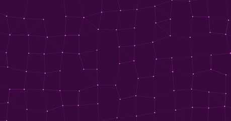 Network Mesh Procedural Art background illustration