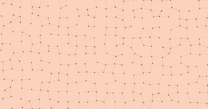 Network Mesh Procedural Art background illustration