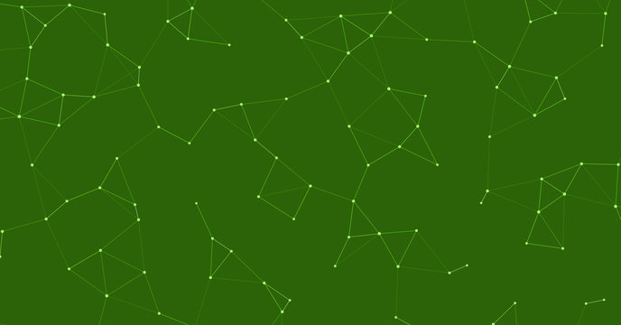 Network Mesh Procedural Art background illustration