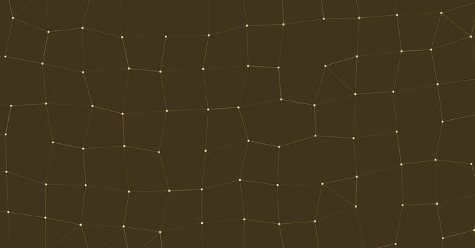 Network Mesh Procedural Art background illustration