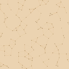 Network Mesh Procedural Art background illustration