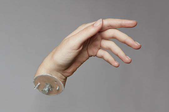 Realistic mannequin hand