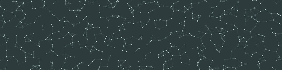 Network Mesh Procedural Art background illustration