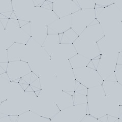 Network Mesh Procedural Art background illustration