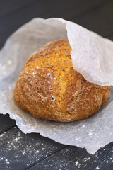 bread with chia seeds,top view