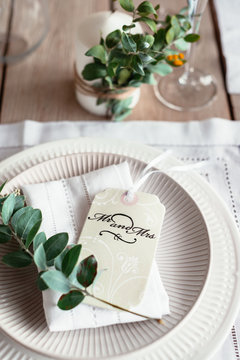 wedding table decor