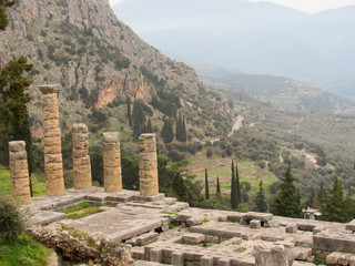Fototapeta na wymiar Delphi Greece
