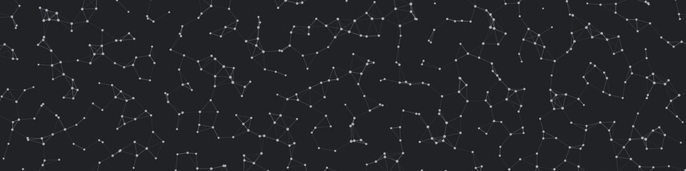 Network Mesh Procedural Art background illustration