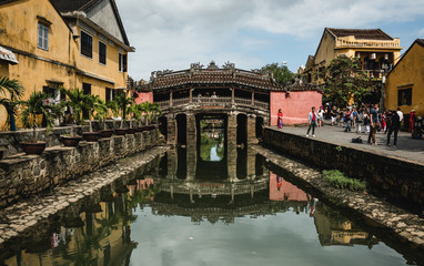 Naklejka premium street view of Hoi An, Vietnam