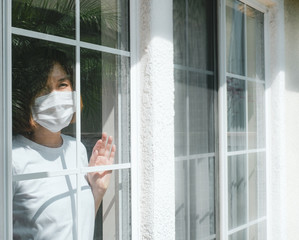 people stay and safer at home for self quarantine to stop the corona virus, covid19 pandemic...