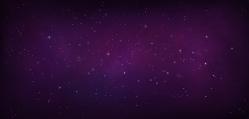 Fototapeta na wymiar Purple Nebula in the Universe, Galaxy star