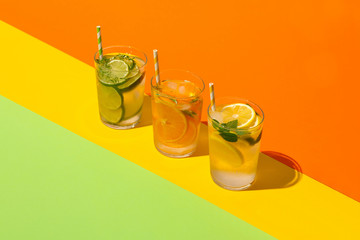 Refreshing citrus infused water