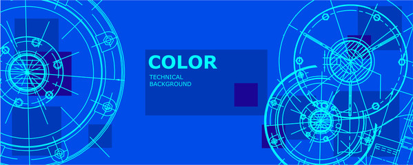 Cover flyer background. Instrument-making drawings. Abstract