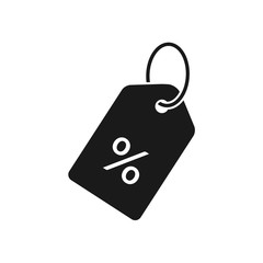 tag price icon in trendy flat style