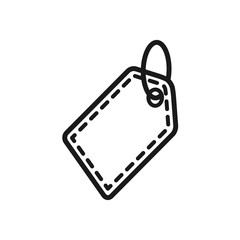 tag price icon in trendy flat style
