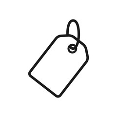 tag price icon in trendy flat style