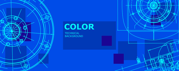 Obraz premium Engineering technological wallpaper 