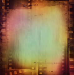 Film frames filmstrip background