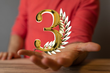 Three Anniversary 3d 1 Years or award. event party.