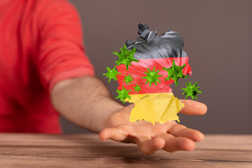 epidemic coronavirus 2019-nCoV 3d  germany