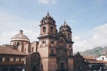 Fototapeta na wymiar Colonial Architecture in Cusco, Peru