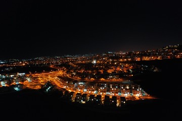 Naklejka premium city at night